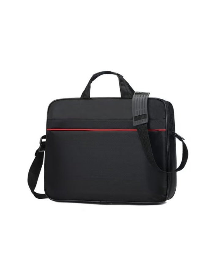 Terabyte Laptop Bag with Multi Compartment 15.6" Travel Briefcase with Organizer Expandable Large Hybrid Shoulder Bag Water Resistant Dustproof Business Messenger Briefcase Black - Image 1