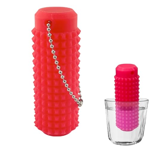 Deiviko 1PCS Little Ouchies Pain Fidget Pocket Mini Fidget Toy for Adults Pain Stim Fidget 3D Printed Venting Key Pendant Spiky Grippie Stim Keychain ColorChanging 30 Novelty Gifts for Friends - Image 1