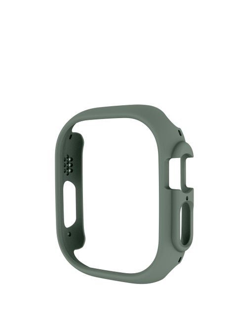 PC Half Case Protector frame Compatible with Apple Watch Series 8 ULTRA 49 mm Green