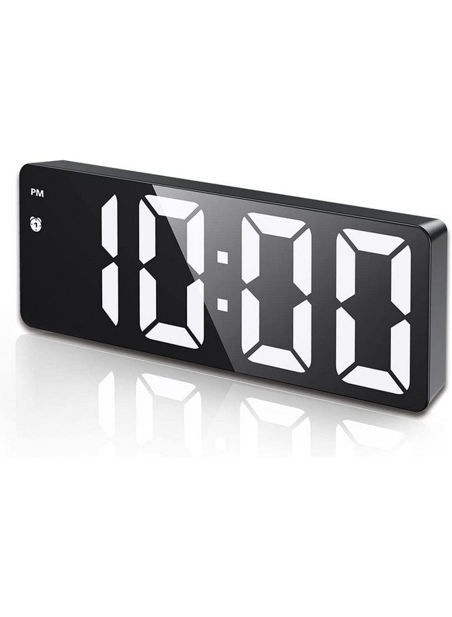 امير ساعة منبه رقمية من أمير، [نسخة مطورة] ساعة ليد لغرفة النوم، ساعة إلكترونية لسطح المكتب مع منفذ من النوع سي، سطوع قابل للتعديل، التوقيت الصيفي، غفوة، شاشة 12/24 ساعة للمنزل والمكتب - Image 1