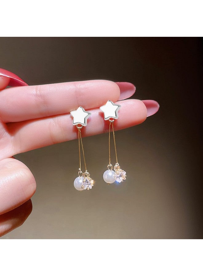 UHOMENY 200Pcs Star Spacer Beads Star Shape Silver Loose Bead Small Hole Star-Shaped Alloy Metal Plated Five-Pointed Pendant Beads with Box - Image 5