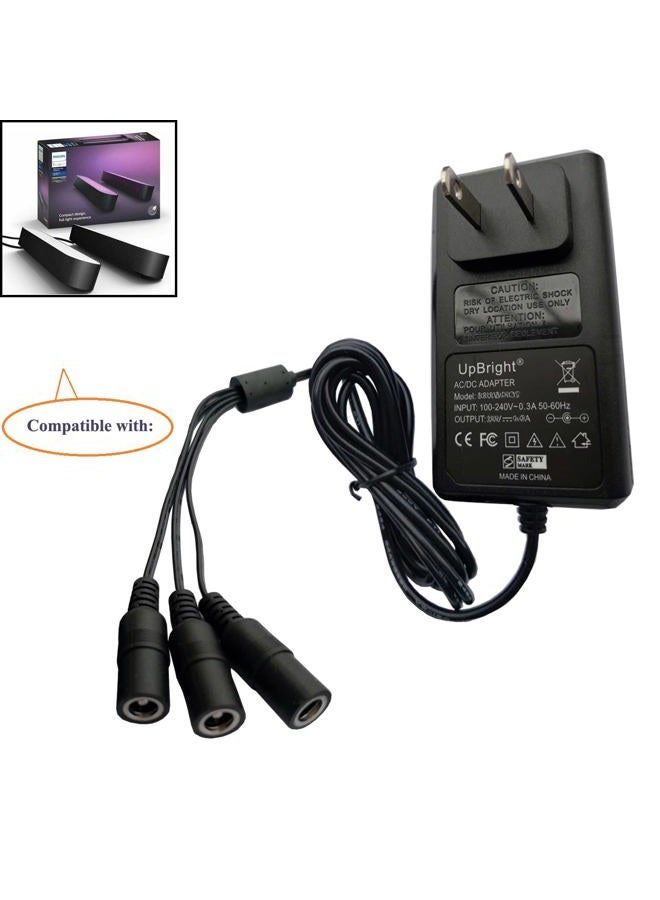 UPBRIGHT 24V AC/DC Adapter Compatible with Philips Hue Play Light bar Starter Set 440400980001 S020XM2400083 78201 30 U7 78202 7820230U7 7820330U7 7820331U7 7820430U7 Sync Box 555227 LED Power Supply - Image 5
