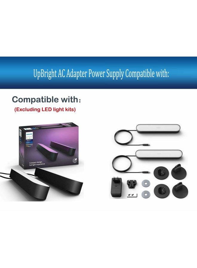 UPBRIGHT 24V AC/DC Adapter Compatible with Philips Hue Play Light bar Starter Set 440400980001 S020XM2400083 78201 30 U7 78202 7820230U7 7820330U7 7820331U7 7820430U7 Sync Box 555227 LED Power Supply - Image 2