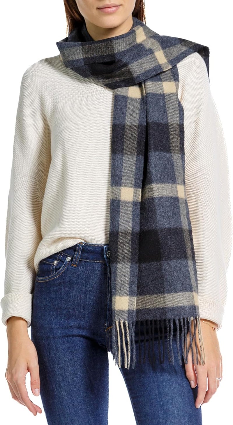 Fishers Finery Women's 100% Pure Cashmere Winter Scarf - Image 1