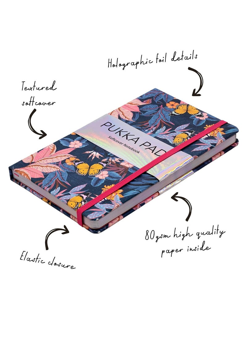 Pukka Pad - A5 Size Bloom Softcover Notebook With Elastic Closure - Image 1