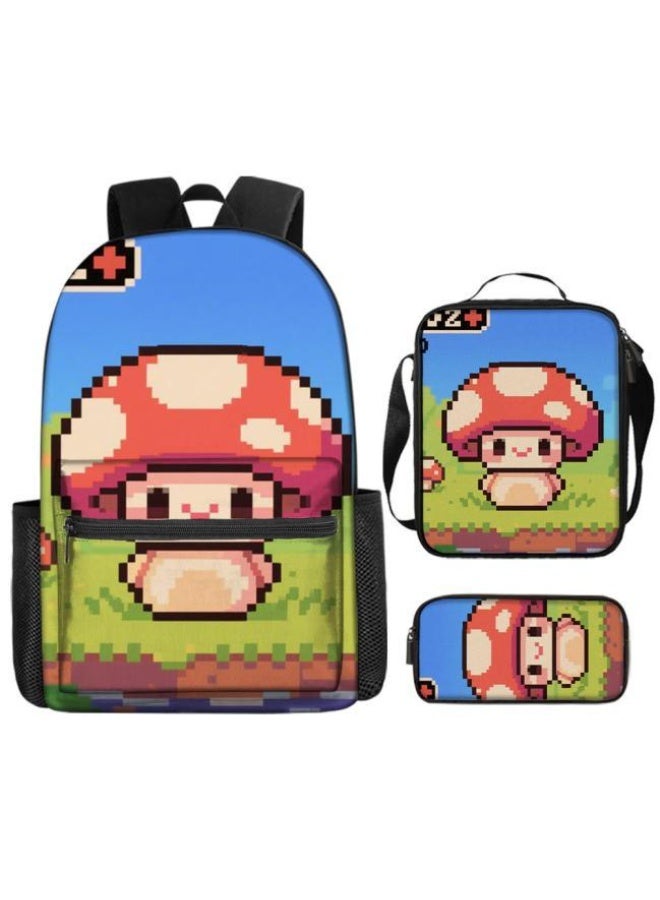 Fantasy backpack set, fashionable and cute, students' travel is super eye-catching (applicable for primary and secondary schools, children) - 7 - Image 1