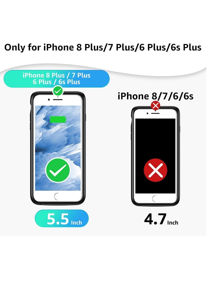 ELTRAZONE Battery Case for iPhone 6s Plus/6 Plus/7 Plus/8 Plus,4000mAh Portable Charging Case External Battery Pack - Image 4