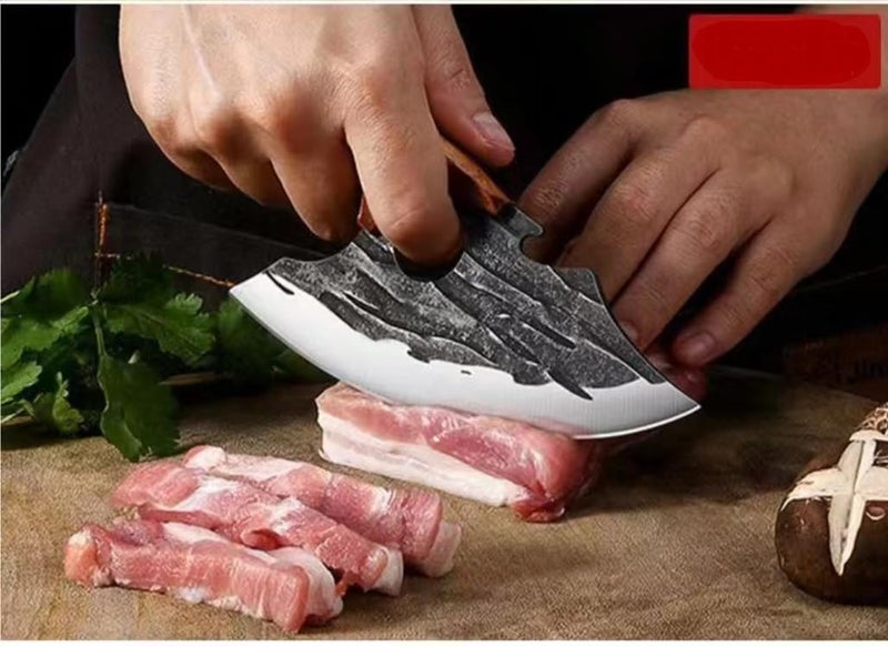 UNIQUE CART Boning Knife for Meat Cutting Vegetable Cutting 8 inch Knife Hand Forged Full Tang Knife for Kitchen Camping Gift for Men - Image 3