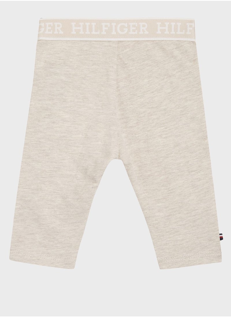 TOMMY HILFIGER Infant Monotype Elastic Leggings  - Image 2