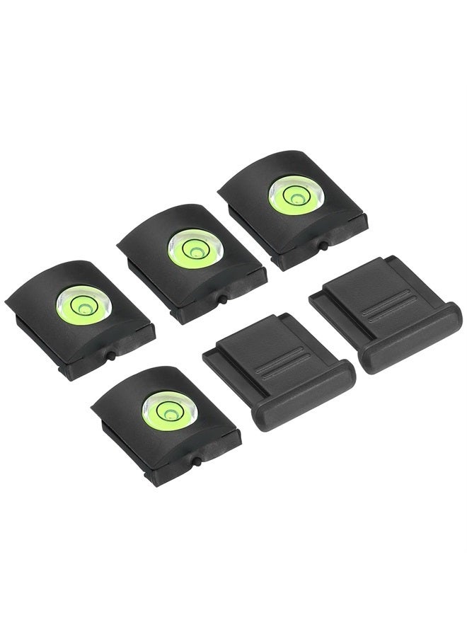 PATIKIL Camera Level Hot Shoe Cover Universal Camera Hot Shoe Cover Cap, 6 Pack Hot Shoe Cap Hot Shoe Protector Suitable for DSLR/SLR Camera, Black  - Image 1