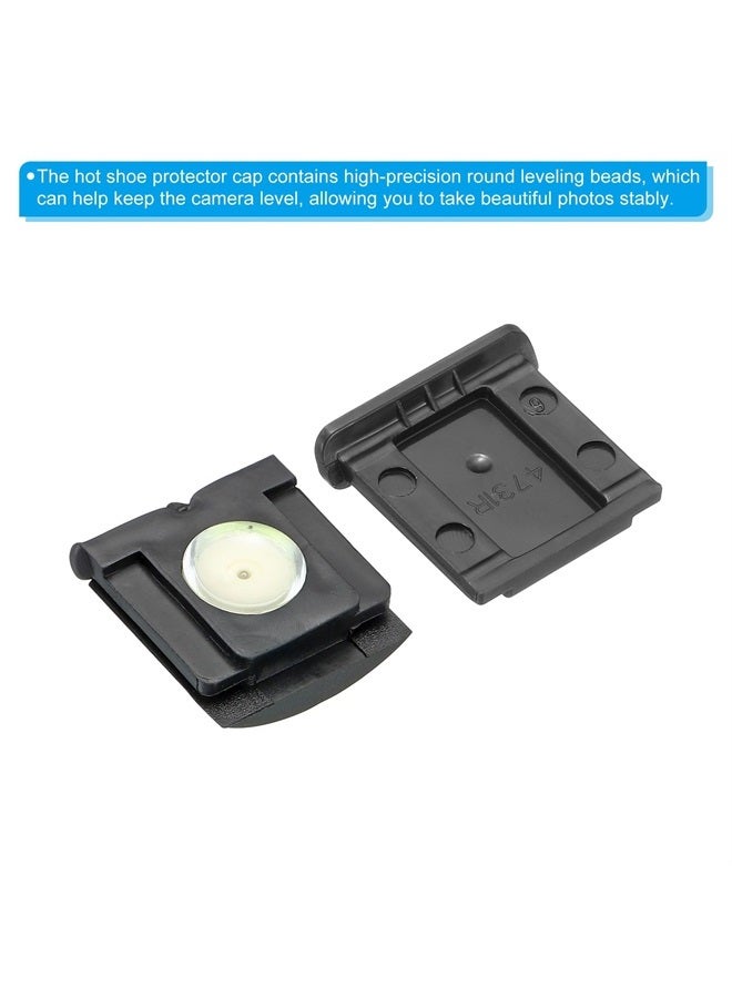 PATIKIL Camera Level Hot Shoe Cover Universal Camera Hot Shoe Cover Cap, 6 Pack Hot Shoe Cap Hot Shoe Protector Suitable for DSLR/SLR Camera, Black  - Image 4