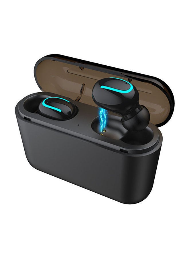 NIBEMINENT Q32 Wireless Waterproof Mini In-Ear Earphones Black - Image 2