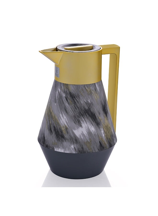 Alsaif Gallery Everest Lydia Thermos, 1 liter, thermal glass inner shell, plastic outer shell - colored - Image 1