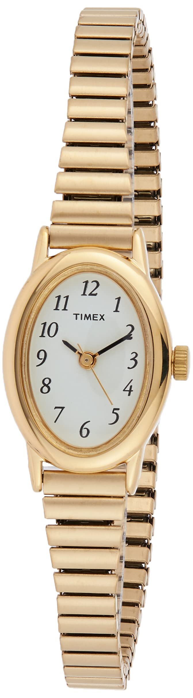 TIMEX ساعة تيمكس النسائية T21872 كافاتينا باند توسيع من الفولاذ المقاوم للصدأ بلون ذهبي - Image 1