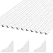Relaxgiant 12 Pcs Miniature Dollhouse Trim Dollhouse Accessories 3 Styles on 1 12 Scale 16 Long Wooden Trims Finishing Corner Classic Frame - Image 2
