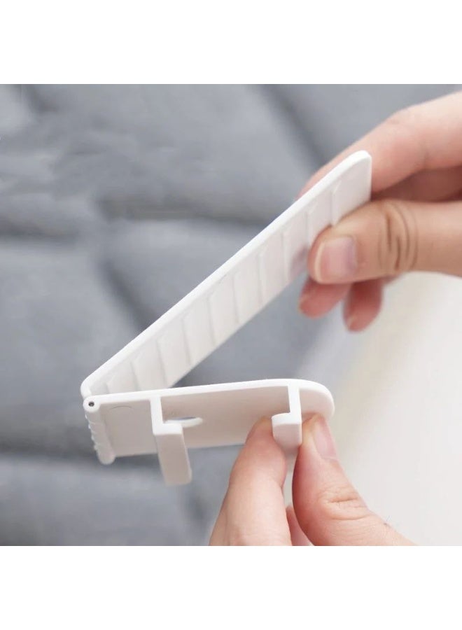 4-Piece Bed Sheet Fastener Set - White Clips for Secure Sheets & Blankets - Image 3