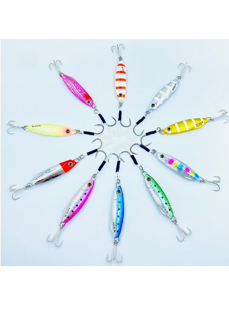 oakura Oakura Kaiju White Tiger Jig  30g Weights Extra Sharp BKK Hook 10 Mesmerizing Colors Lightweight Gear for Epic Fishing Adventures  - Image 3