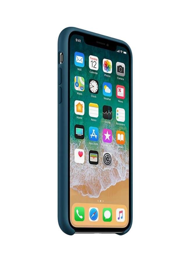 غطاء خلفي ناعم مختلط لهاتف Apple iPhone X Cosmos Blue - Image 3