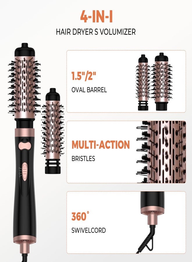 OKWRAP 3-in-1 Round Hot Air Spin Brush Set with 2 Brushes - Image 3