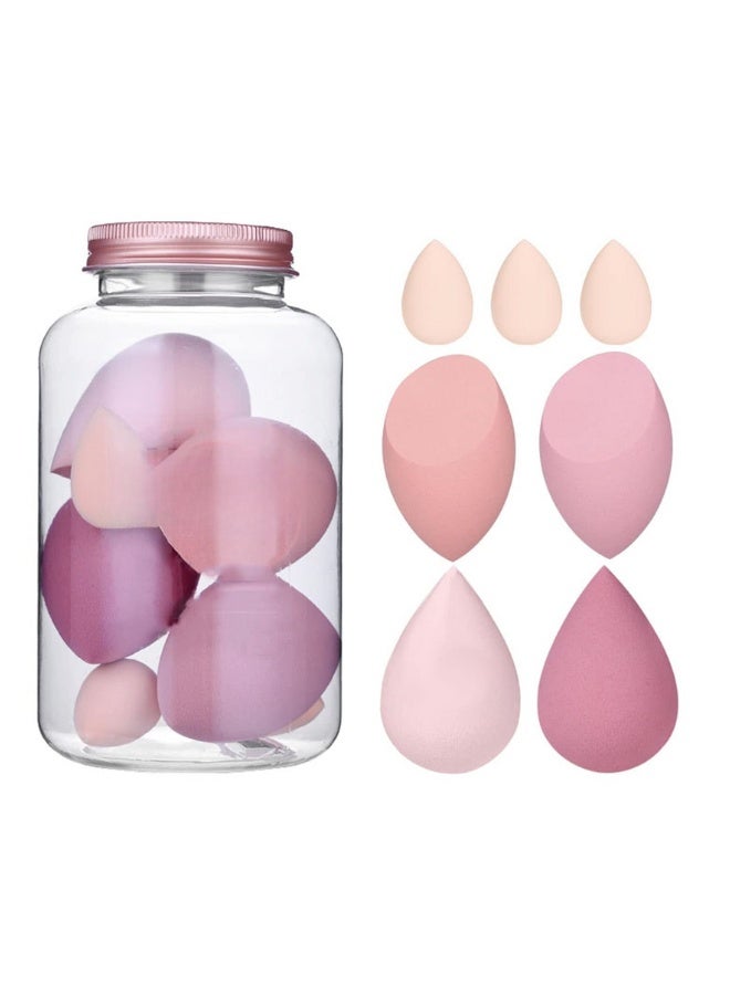 Makeup Sponge Set Latex Free and High-definition Set of 6 makeup Wonder blender For Powder Cream and Liquid, Super Soft Wonder Beauty Cosmetic - Image 1