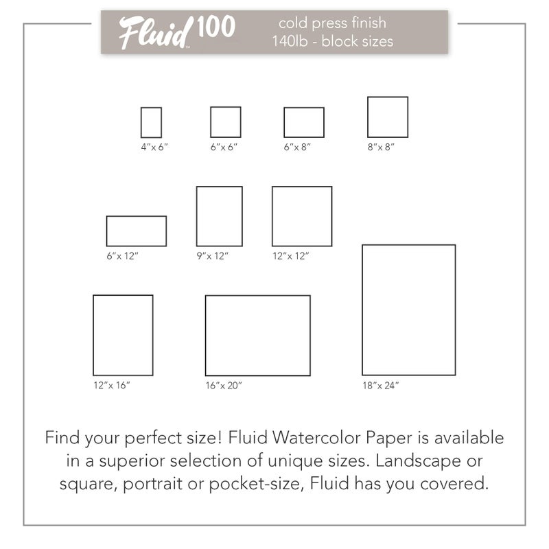 Speedball كتل ألوان مائية فلويد 100، 140 رطل (300 جرام لكل متر مربع) 100% قطن، لوح ضغط بارد للرسم بالألوان المائية والوسائط الرطبة مع ربط سهل، 4 × 6 بوصات، 15 ورقة - Image 5