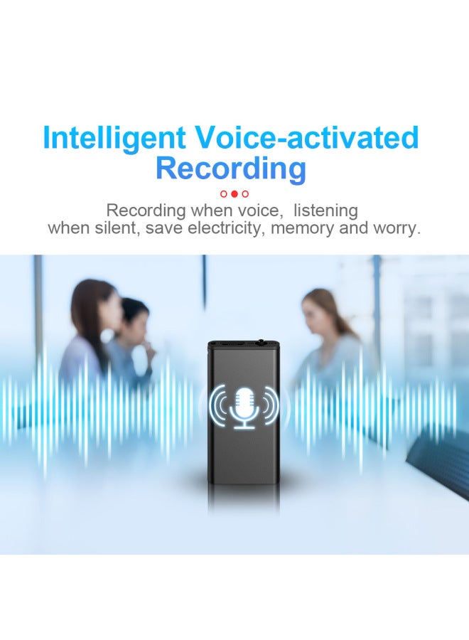 Generic Direct Premium Q1 Encryption Long-term Recording Pen Mp3ai Intelligent HD Noise Reduction Voice-activated Recording Pen-Color:English Q1(micr Interface)-Capacity:8GB  - Image 3