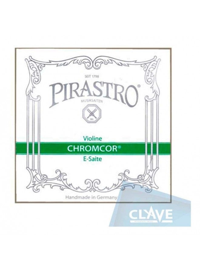 Pirastro Chromcor 4/4 Violin String Set - Medium Gauge with Ball End E - Image 1