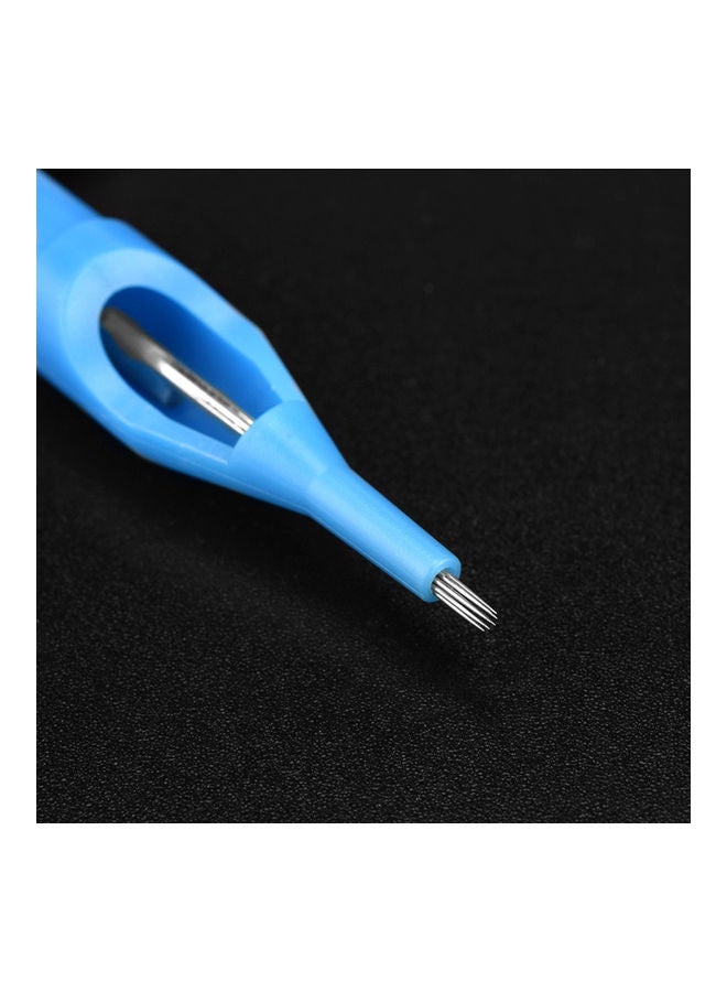 NIBEMINENT 50-Piece 9RS Disposable Sterilized Permanent Needles for Tattoo Machine Gun Silver - Image 3