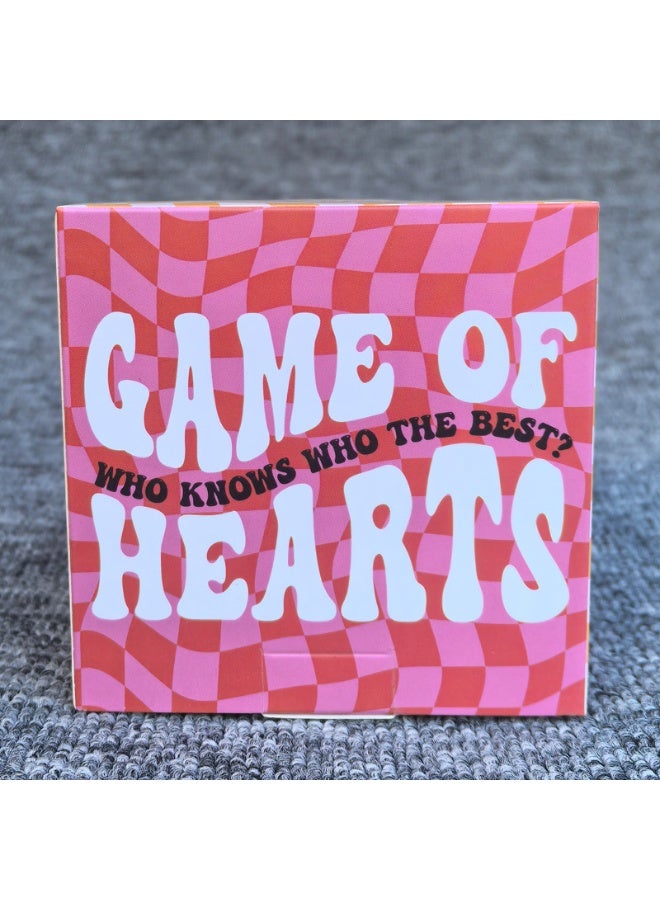NIBEMINENT game of hearts heart-shaped card - Image 1