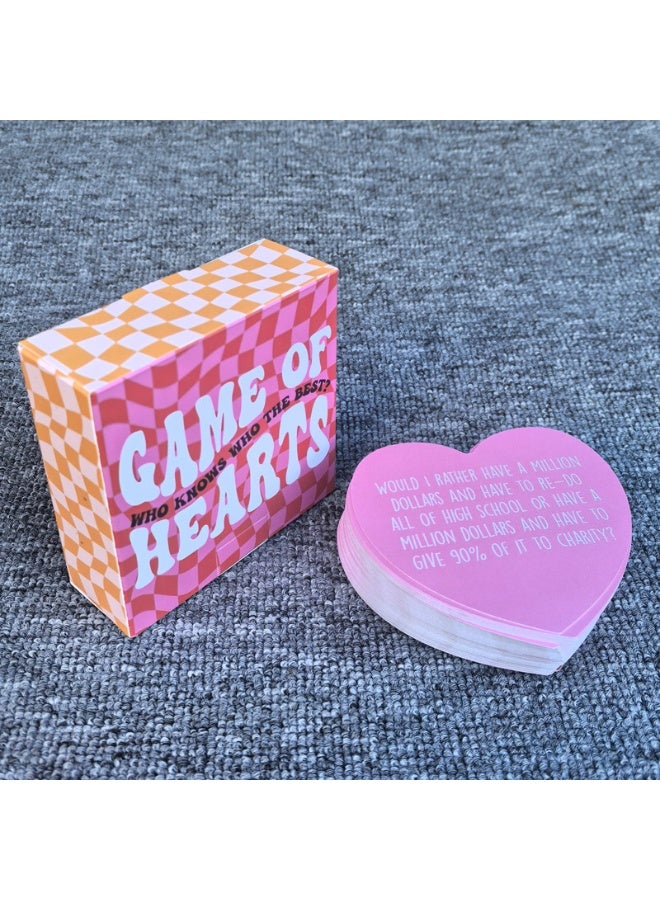 NIBEMINENT game of hearts heart-shaped card - Image 3