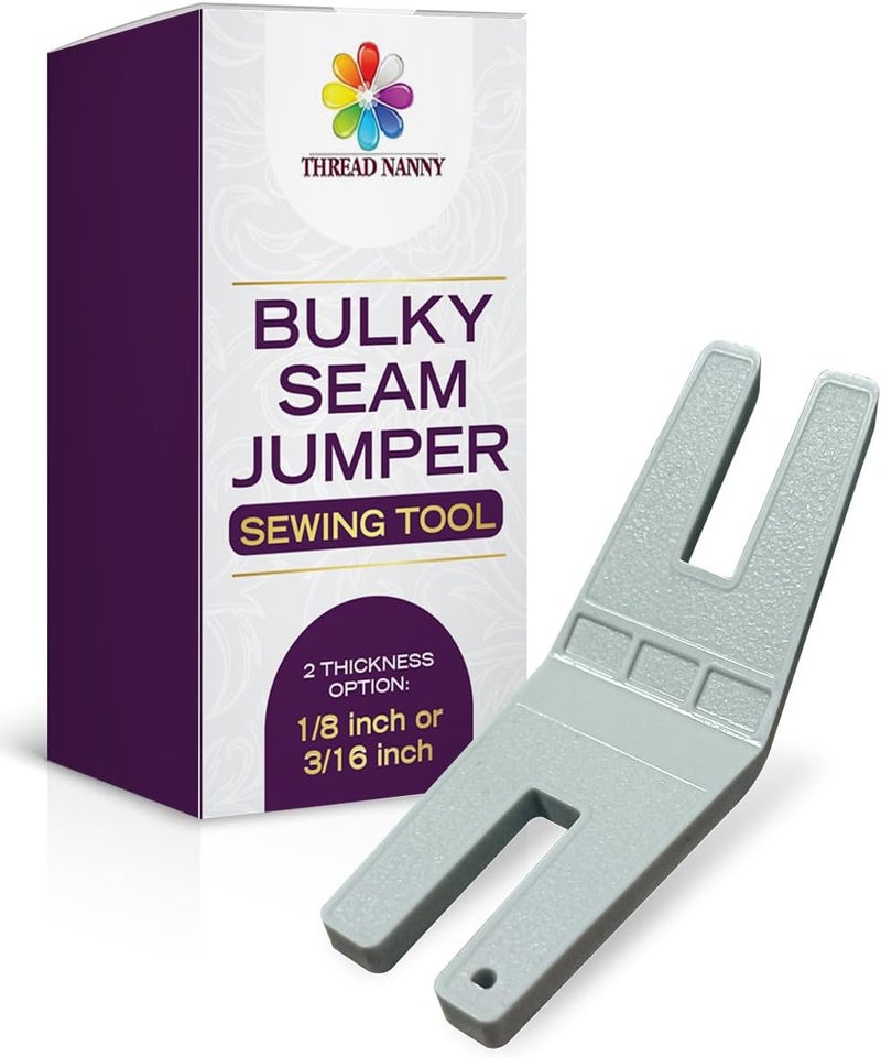 Bulky Seam Jumper  Clearance Plate Hump Jumper Button Reed Presser Foot Sewing Tool Compatible with All Husqvarna Viking pfaff Brother Singer juki janome Sewing Machines