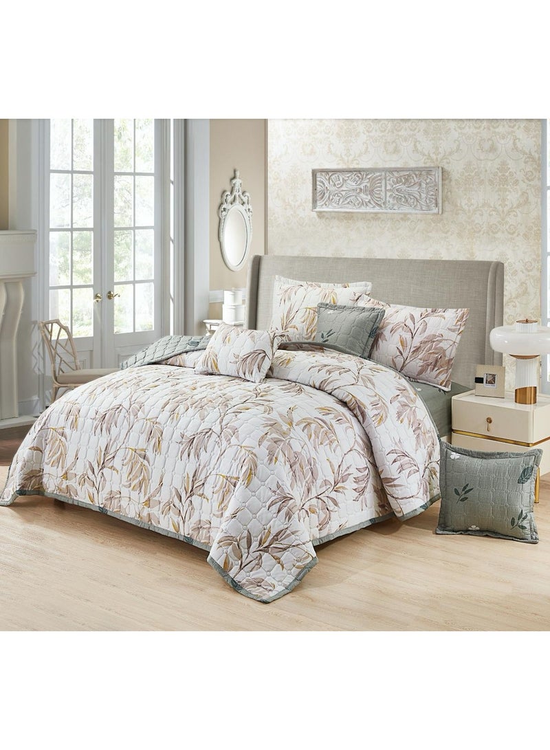 Two-piece comforter set, 6-piece polyester comforter, size 240x220 cm  - Image 1
