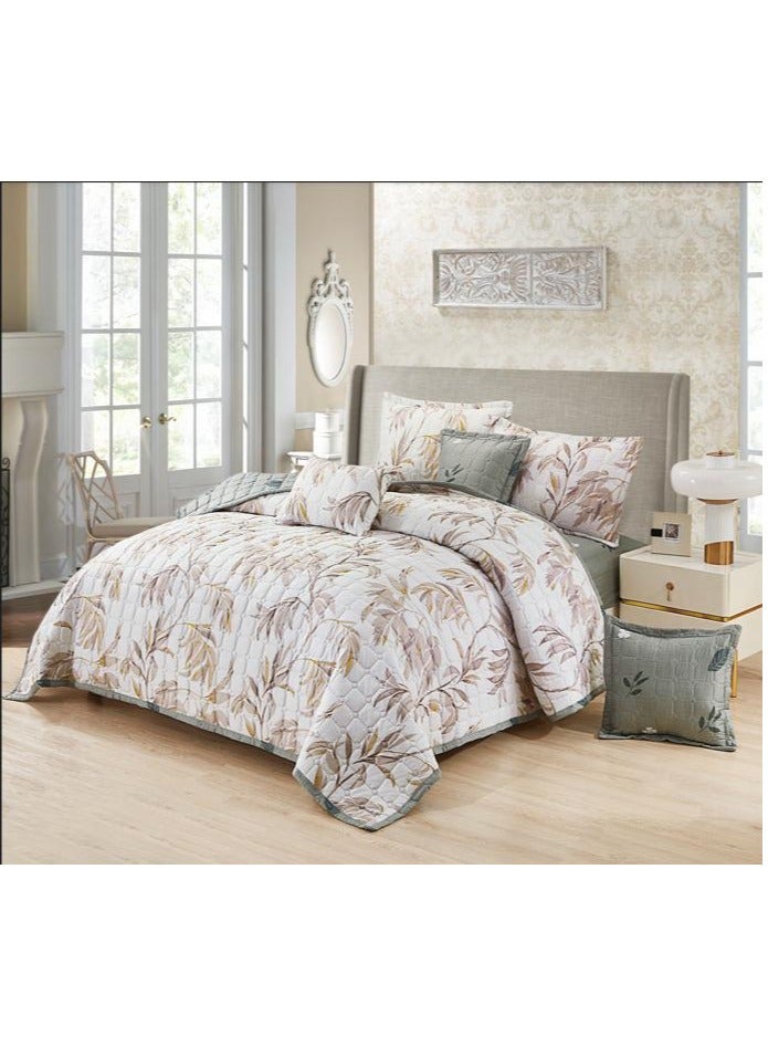 Two-piece comforter set, 6-piece polyester comforter, size 240x220 cm  - Image 2