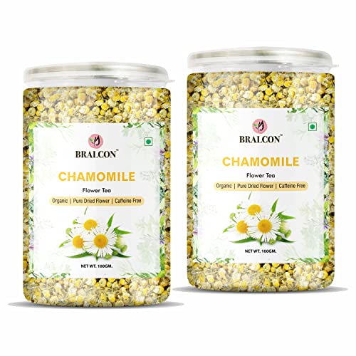 BRALCON Chamomile Flower Tea 100g | Caffeine-Free Herbal Infusion | 100% Natural Dried Chamomile for Relaxation & Nighttime Beverage - Image 5