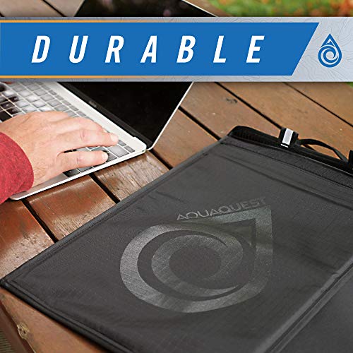 AquaQuest Storm 100% Waterproof Laptop Sleeve – Lightweight Ripstop Nylon Case, Welded Seams and Removable 5 mm Neoprene Liner – 17 in – Red – Fits up to 16.25 × 11.75 in - Image 4