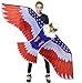 HONBO Huge Patriotic Eagle Kites for Adults and KidsEasy to Fly for Beach Trip Outdoor ActivitiesWingspan 73200ft Line with SwivelBonus Durable Polyester Bag - Image 3