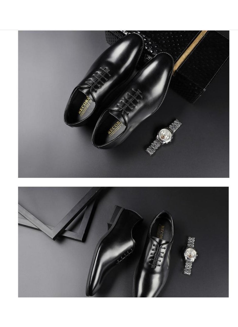 KUYING - New Men's Business Leather Shoes - Image 1