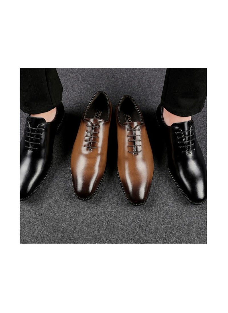 KUYING - New Men's Business Leather Shoes - Image 1