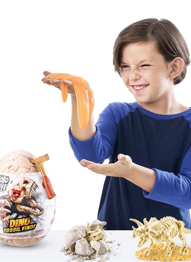 ROBO ALIVE - ZURU ROBO ALIVE "Dino Fossil Find" Surprise!! Egg Collectible Toy For Ages 5+ - Image 1