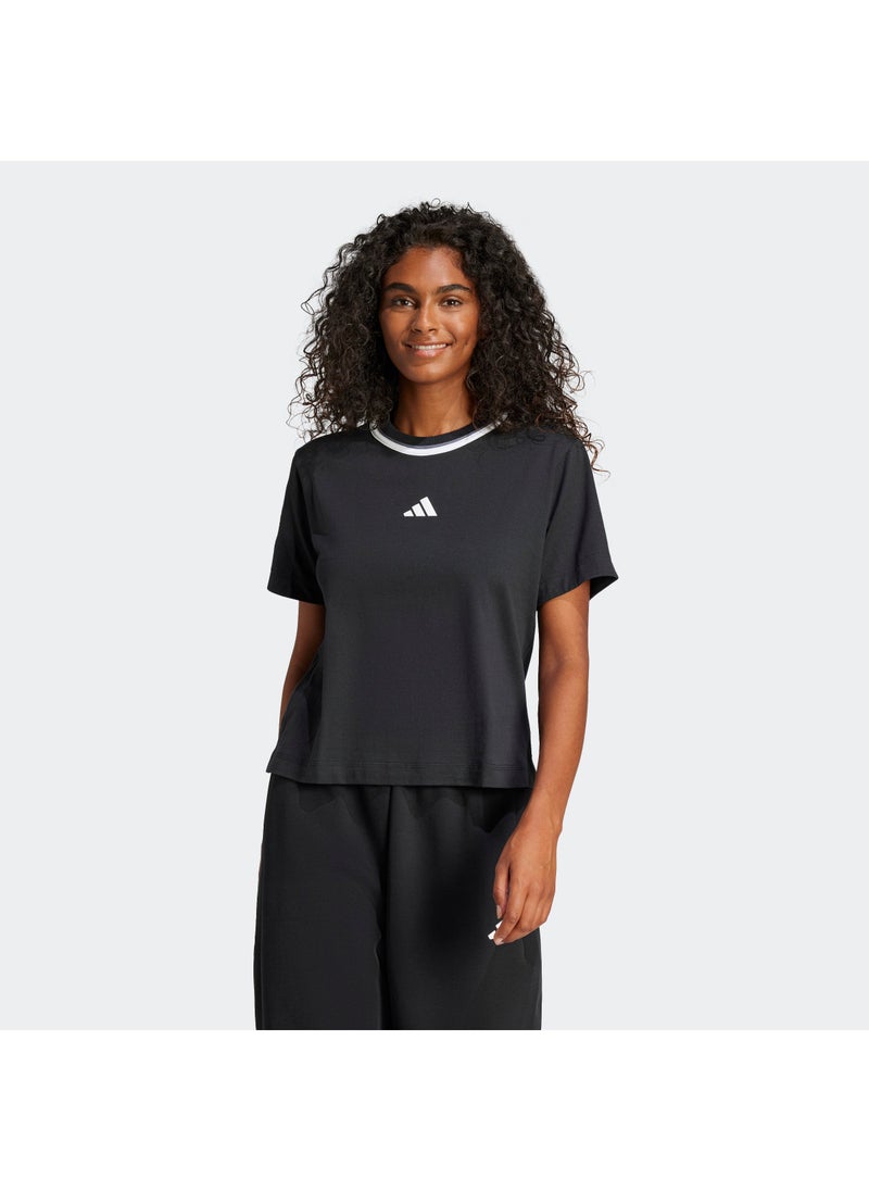 Adidas - Essentials Color Pop Cotton T-Shirt - Image 1