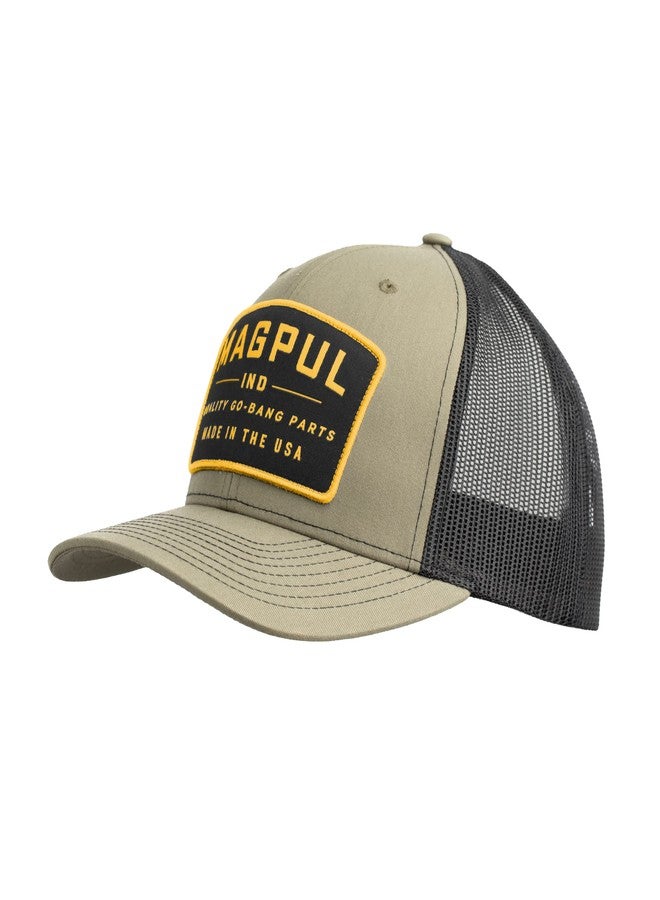 Magpul Trucker Hat Snap Back Baseball Cap, One Size Fits Most, Go Bang Olive - Image 2