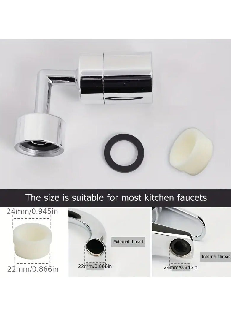 Goolsky A 720° Rotating Faucet For Household Kitchen And Bathroom, Which Prevents Splashing, Saves Water, And Enhances The Experience Of Rinsing Mouth. It Also Extends The Washing And Foaming Functions. - Image 3