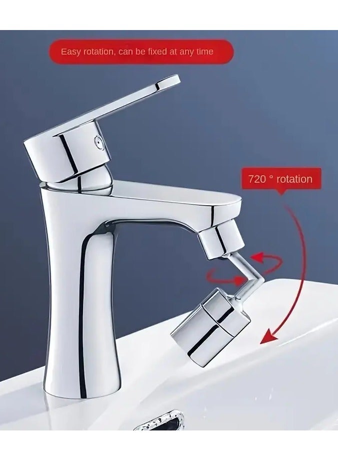 Goolsky A 720° Rotating Faucet For Household Kitchen And Bathroom, Which Prevents Splashing, Saves Water, And Enhances The Experience Of Rinsing Mouth. It Also Extends The Washing And Foaming Functions. - Image 4