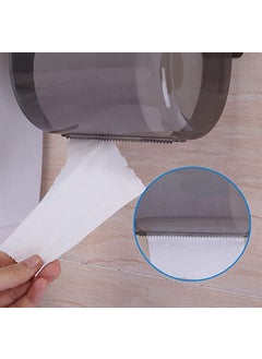Zeinwap Zeinwap Magic Sticker Series Tissue Roll Holder Toilet Paper Holder 100 Waterproof with Storage Rack and Mobile Stand for Bathroom Pack of 1  - Image 5