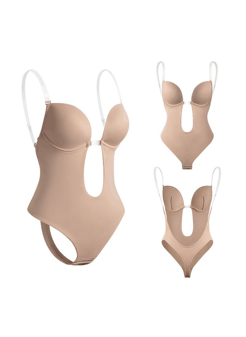 فورتي - حمالات الصدر عارية الذراعين للنساء bodysuit سلس U يغرق ملابس داخلية ، واضح الجسم المشكل حمالة الصدر للنساء حفل زفاف - Image 1