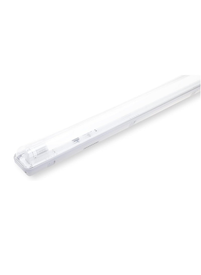 Gloware LED Waterproof Light Fixture, T8 Single Tube, 36W, IP65 Rated, White (Fitting Only) - Image 1