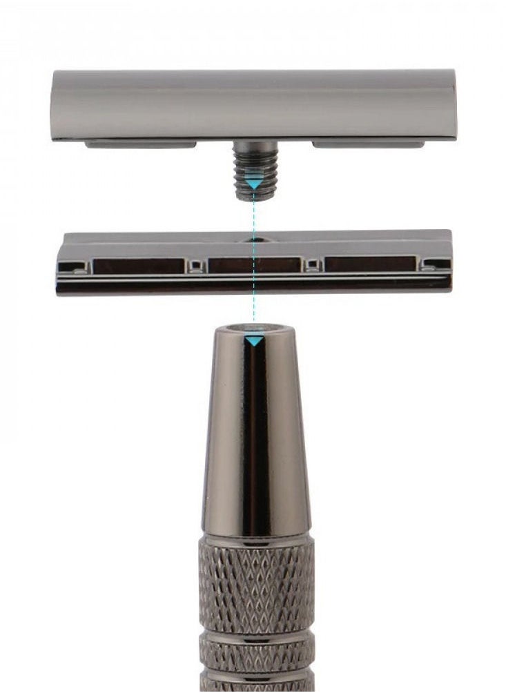 Feather Safety Razor Safety Razor For Unisex, Professional And Safing with 5 Razor Blades  - Image 4