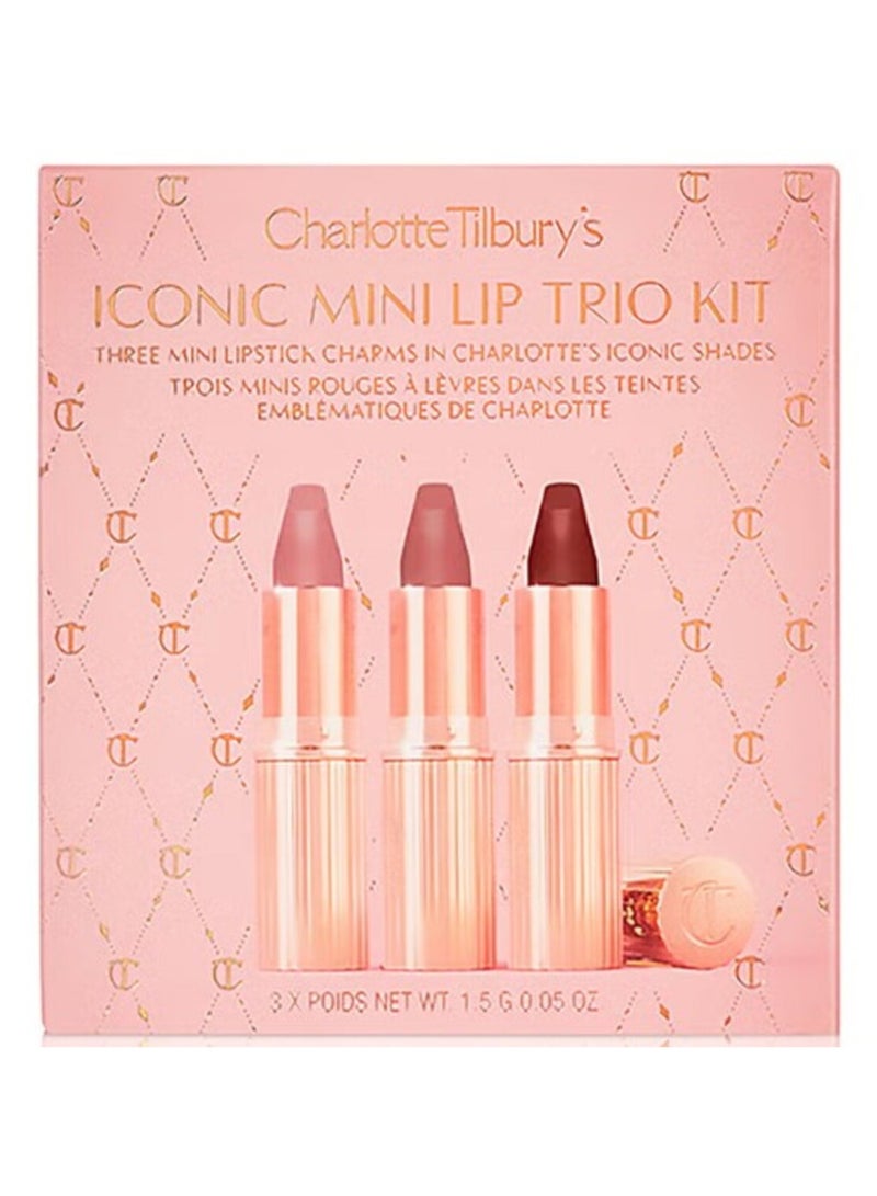 Charlotte Tilbury Iconic Mini Lip Trio Kit - Image 1