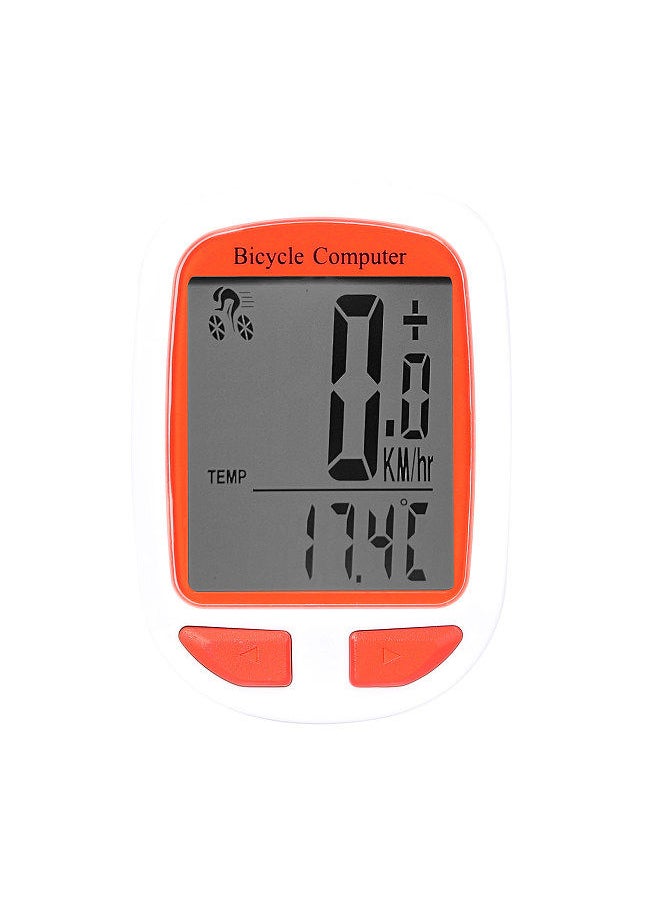 Generic - Wireless Bike Computer LED Digital Bicycle Speedometer Odometer Multifunction Cycling Computer Waterproof - Image 1