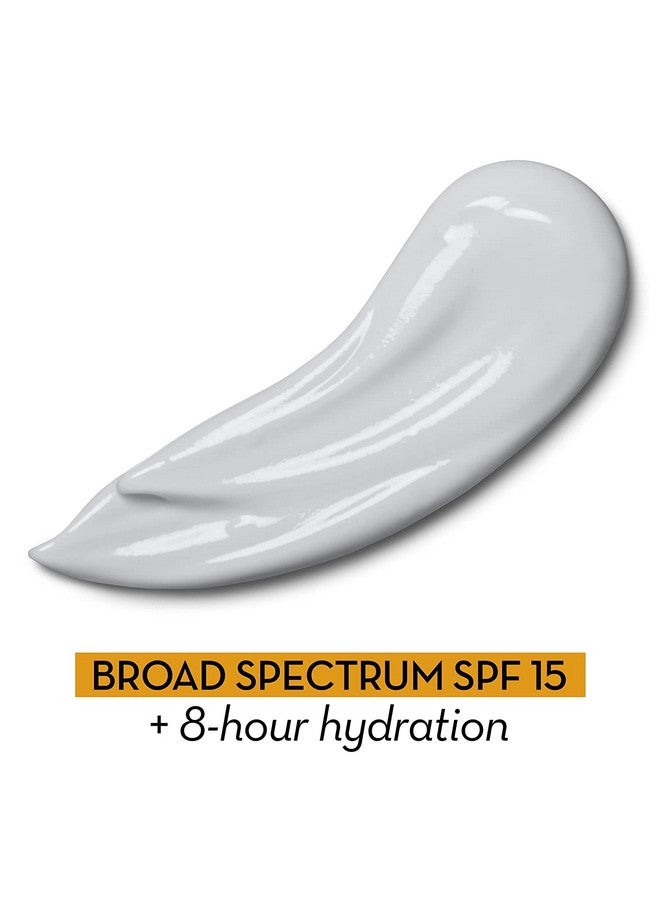 مرطب كامل طوال اليوم بعامل حماية من الشمس بدرجة 15 للبشرة الحساسة، 4 أونصة (عبوة من 3 قطع) - Image 4